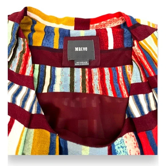 Anthropologie Maeve Au Revoir Library Shift Dress | Sz 4, multi - Picture 8 of 15